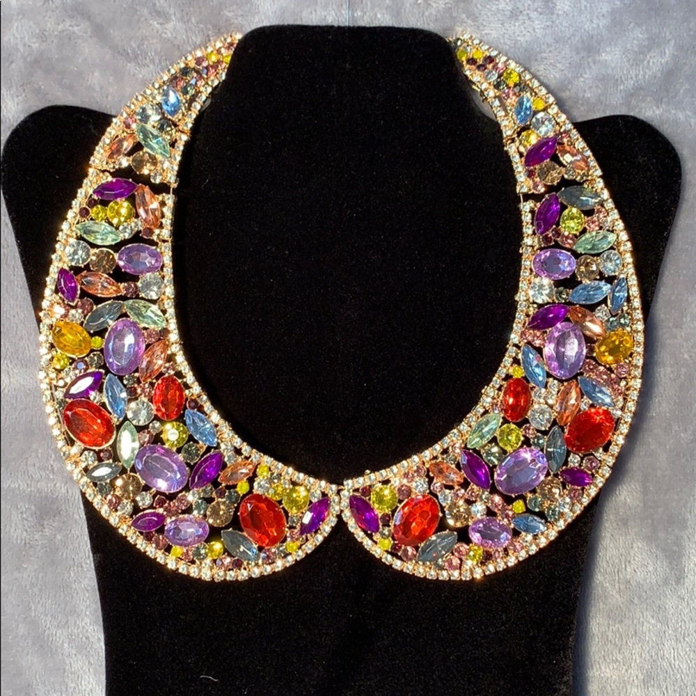 Eye Candy LA - Diana Multi-Colored Collar Necklace